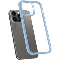 Etui Spigen Crystal Hybrid na iPhone 15 Pro Max - przezroczysto-niebieskie