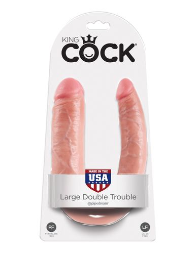 king cock u-shaped large double trouble na Arena.pl