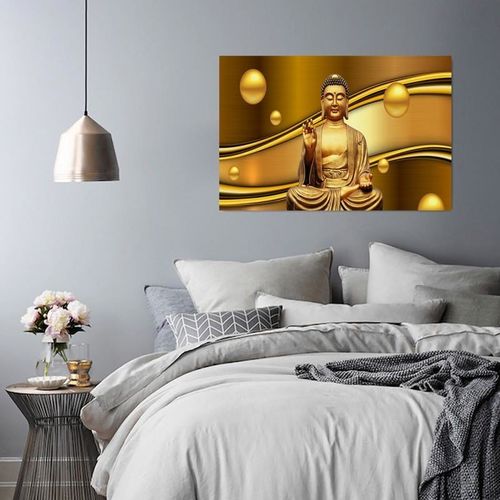 Obraz na płótnie - Canvas, Złoty Budda 40x30 na Arena.pl