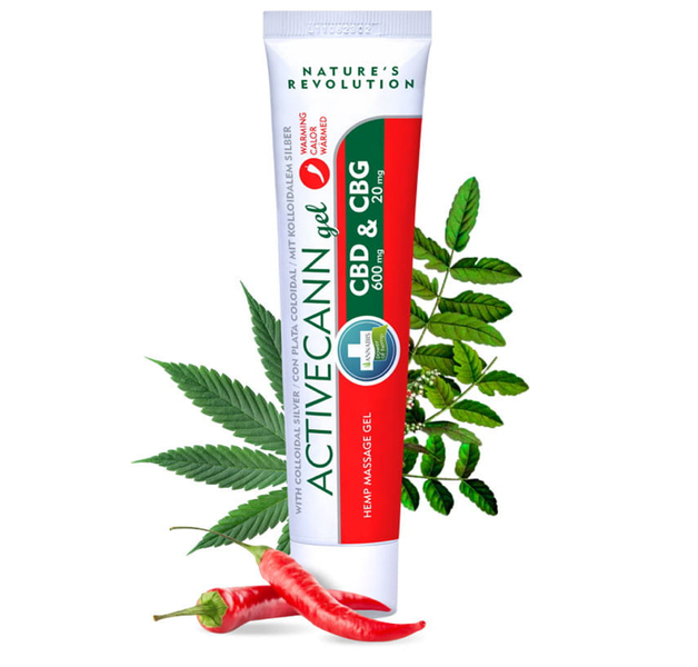 Rozgrzewający żel konopny ActiveCann CBD + CBG - 75 ml zdjęcie 1