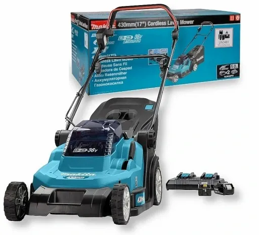 KOSIARKA AKUMULATOROWA MAKITA DLM432PT2 2x5Ah 2x18 zdjęcie 1