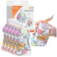 AKUKU Saszetki wielorazowe na pokarm 150ml 5 sztuk