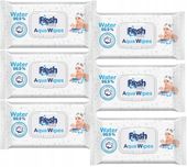 AQUA WIPES NAWILŻANE CHUSTECZKI DLA DZIECI MOKRE 99% AQUAWIPES 6x60szt
