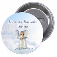 Przypinki buttony PIERWSZA KOMUNIA ŚWIĘTA
