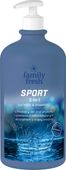 FAMILY FRESH Chłodzący Żel pod prysznic 2in1 Sport  1000ml