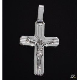 SREBRNY KRZYŻ Z JEZUSEM SREBRO PRÓBY 925 na Arena.pl