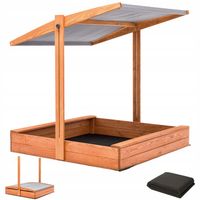 PIASKOWNICA z Daszkiem Regulowanym Drewniana IMPREGNOWANA RÓŻNE KOLORY!