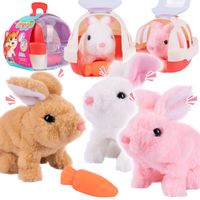 Interaktywny Pluszowy Królik Maskotka Króliczek Wydaje Odgłosy