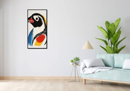 Plakat 50x100cm Portret Ptaka na Arena.pl