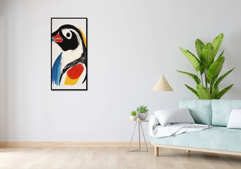 Plakat 50x100cm Portret Ptaka zdjęcie 4