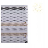 DŁUGIE ZIMNE SZTUCZNE OGNIE 40cm TXF427 150 sztuk