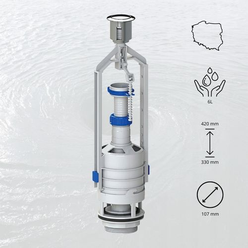 Zawór Spustowy Do Spłuczki + Zestaw Naprawczy Uniwersalny Do Cersanit Roca na Arena.pl