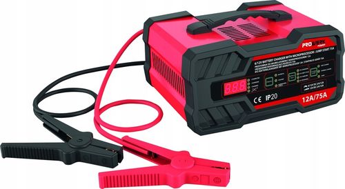 Ładowarka prostownik samochodowy do akumulatorów DC 12 A, 6V i 12V IP20 na Arena.pl