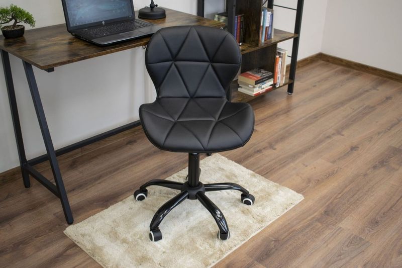 Krzesło obrotowe NOTO ekoskóra - czarne zdjęcie 10