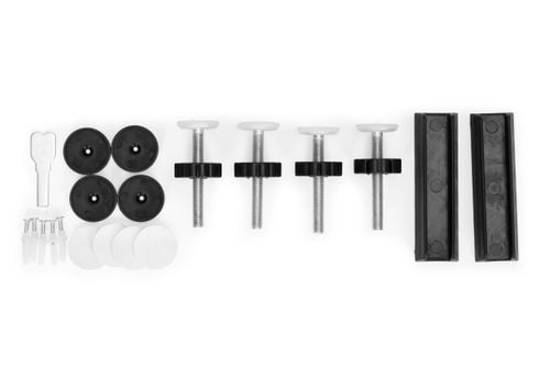 Bramka barierka zabezpieczająca 74-132 cm na schody i drzwi stal czarna na Arena.pl