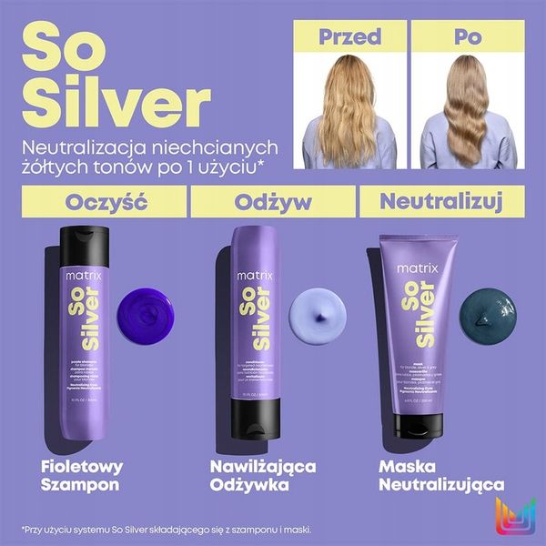 MATRIX SO SILVER BLOND SZAMPON 300 ml zdjęcie 3