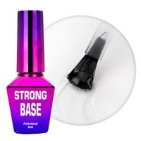 Baza hybrydowa Strong Base MollyNails Clear HEMA/Di-HEMA Free Clear 10g