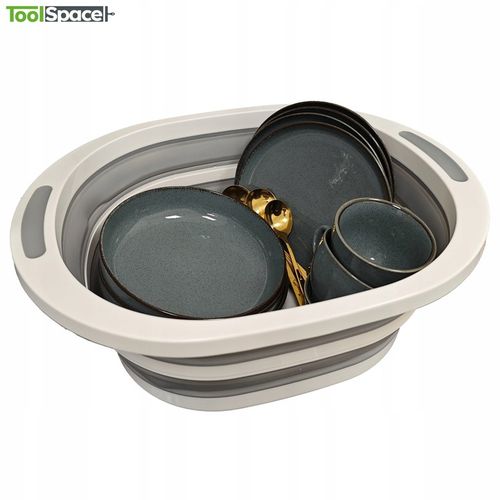 MISKA SKŁADANA SILIKONOWA 12L DO ZLEWU NA KEMPING TURYSTYCZNA na Arena.pl