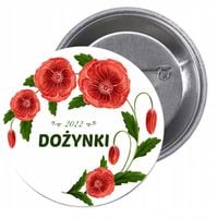 Przypinki buttony SUPER JAKOŚĆ DOŻYNKI TANIO HIT