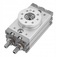 SIŁOWNIK OBROTOWY PNEUMATYCZNY MSQB-10A 180° Z ZAWOREM IGLICOWYM