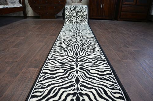 CHODNIK BCF BASE 3461 zebra biały 80 cm na Arena.pl