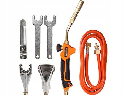 WAART Palnik UNIWERSALNY do lutowania MIEDZI + 3 DYSZE 17-40 mm, wąż 2 m na Arena.pl