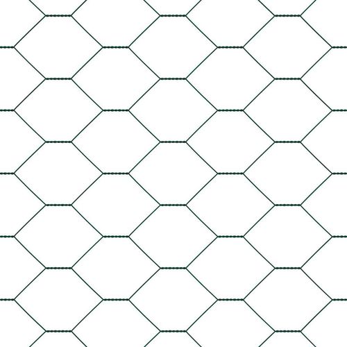 Ogrodzenie z słupkami Zielony 1.4 x 10 m Stal pokryta PCV na Arena.pl