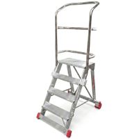 Drabina magazynowa FARAONE 4-stopniowa CM 4P - 2,98 m