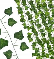 6x sztuczny bluszcz girlanda na balkon ścianę