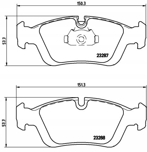BREMBO KLOCKI HAMULCOWE PRZÓD BMW 3 E36 325 TD na Arena.pl