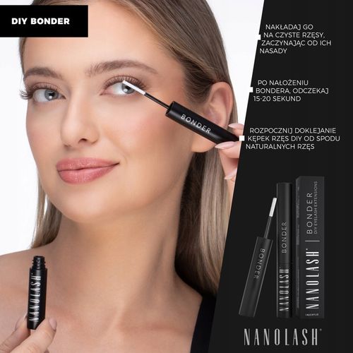 Transparentny bonder do rzęs do samodzielnej aplikacji Nanolash 5ml na Arena.pl