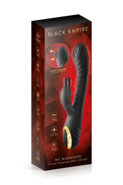 RABBIT MY MAHARANI BLACK EMPIRE VIBRATOR zdjęcie 3