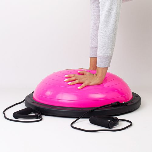 Platforma Do Balansowania Różowa Piłka Do Ćwiczeń Trener Równowagi na Arena.pl