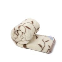 koc wełniany merynos australijski, wzór benjamin 100x140 (+-5cm)