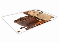 SZKLANA DESKA KUCHENNA 30x20 207a Kawa w worku