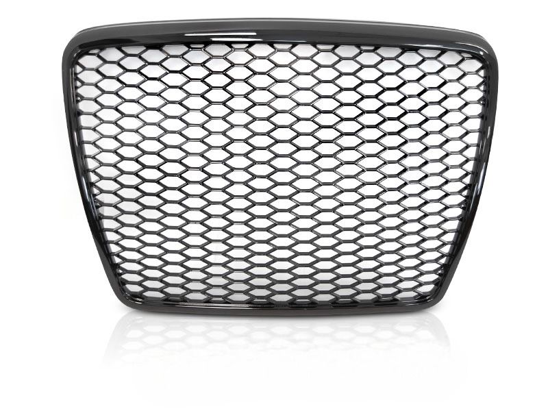 GRILL AUDI A6 C6 4F od 2009 do 2011 RS-LLOK GLOSS BLACK zdjęcie 2