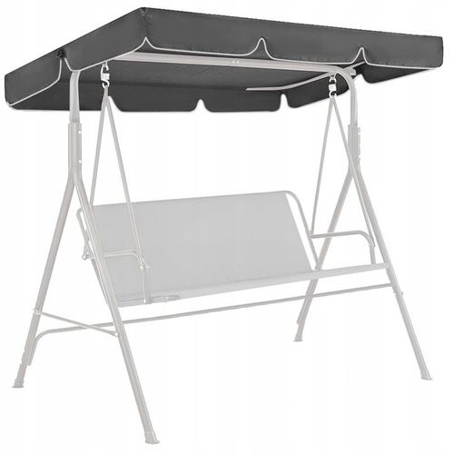 Daszek osłona do hustawki ogrodowej 112x166cm graf na Arena.pl