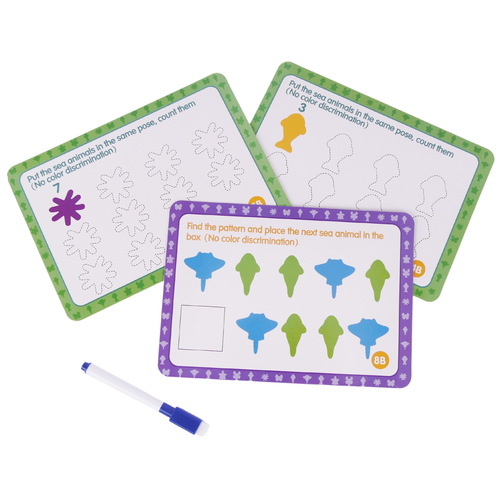 Montessori Sortowanie Nauka Liczenia Logiki Myślenia Karty Gra Układanka na Arena.pl