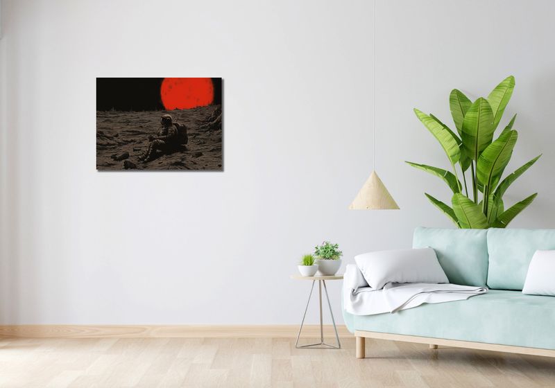 Obraz 70x50cm Samotność w Kosmosie zdjęcie 2
