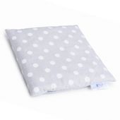 Termofor z pestek wiśni 20x20cm 500g Groszki szare