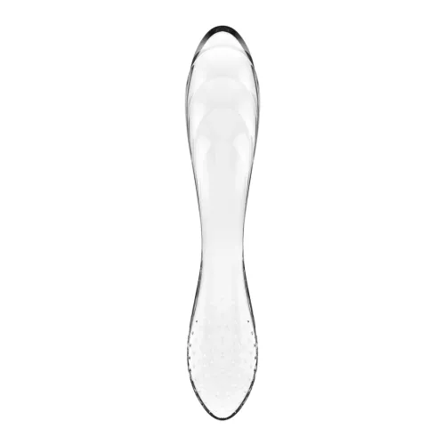 satisfyer dazzling crystal 1 przezroczysta szklana forma intymna na Arena.pl