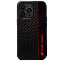Audi Carbon Fiber Stripe iPhone 13 Pro / 13 6.1" czarny/black hardcase