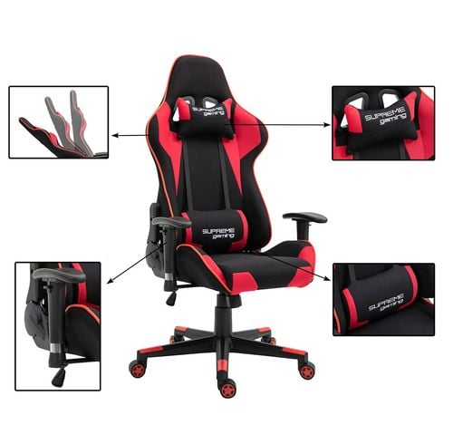 fotel gamingowy playmaker black/red na Arena.pl