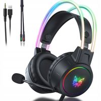 ONIKUMA X15 PRO SŁUCHAWKI GAMINGOWE NAUSZNE PRZEWODOWE Z MIKROFONEM PC RGB