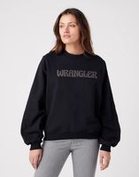 WRANGLER CREW SWEATSHIRT BLACK W6Q2FA100 S