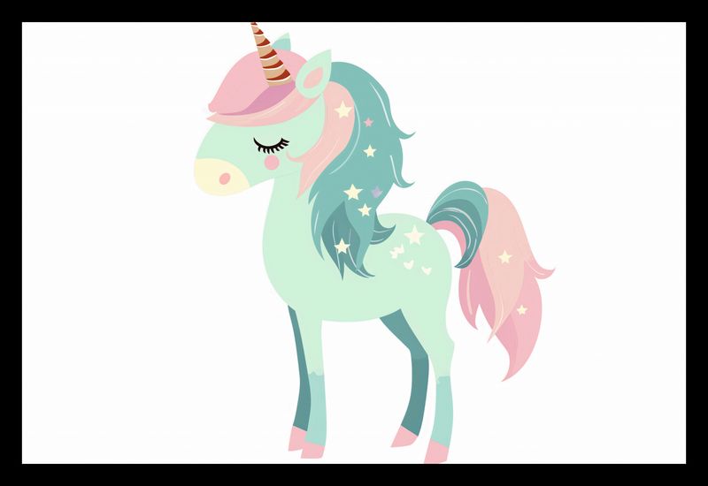 Plakat 30x20cm Jednorożec Marzeń zdjęcie 2