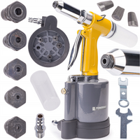 Nitownica PNEUMATYCZNA 2,4mm - 6,4mm 1400kg ZESTAW PM-NP-1400T/PM0844