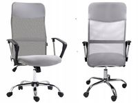 FOTEL BIUROWY KRZESŁO BIUROWE OBROTOWE MIKROSIATKA TILT KOŁYSKA KÓŁKA MESH