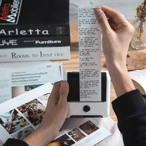 Phomemo M200 drukarka etykiet termicznych samoprzylepnych biała Android IOS na Arena.pl