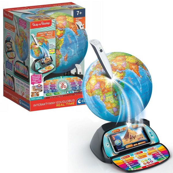 Clementoni Interaktywny globus edukacyjny Exploreglobe 50848 zdjęcie 1